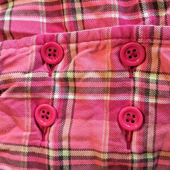 Gymboree girls size 5/6 pink plaid button up jacket - Picture 4 of 4